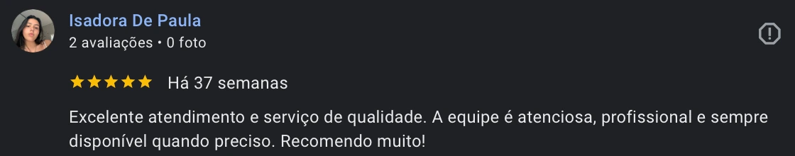Avaliação Google 6